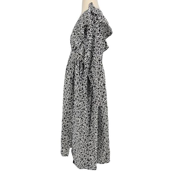 SALE Glamorous Bloom Romantic Floral Print Midi Prairie Dress Womens Size 6 - Picture 3 of 7